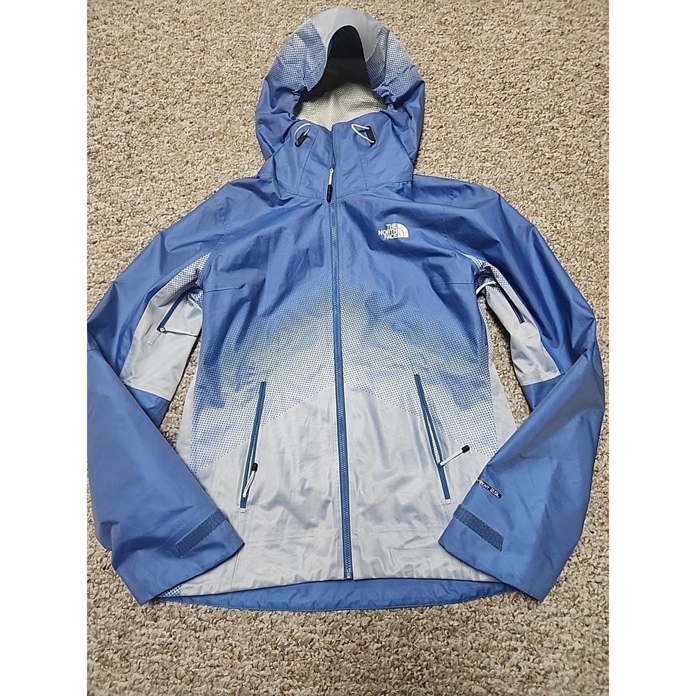 The North Face Fuseform Dot Matrix‎ Jacket Hyvent 2.5L Womens Small Blue Sliver